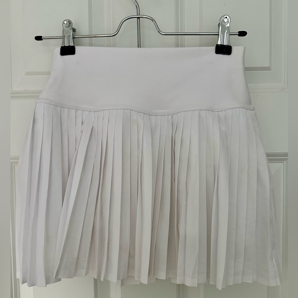 ALO Yoga Grand Slam Tennis Skirt - White - S